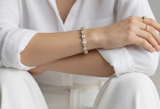 Rose Gold Crystal Bracelet