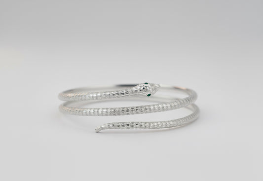 Sterling Silver Snake Bracelet