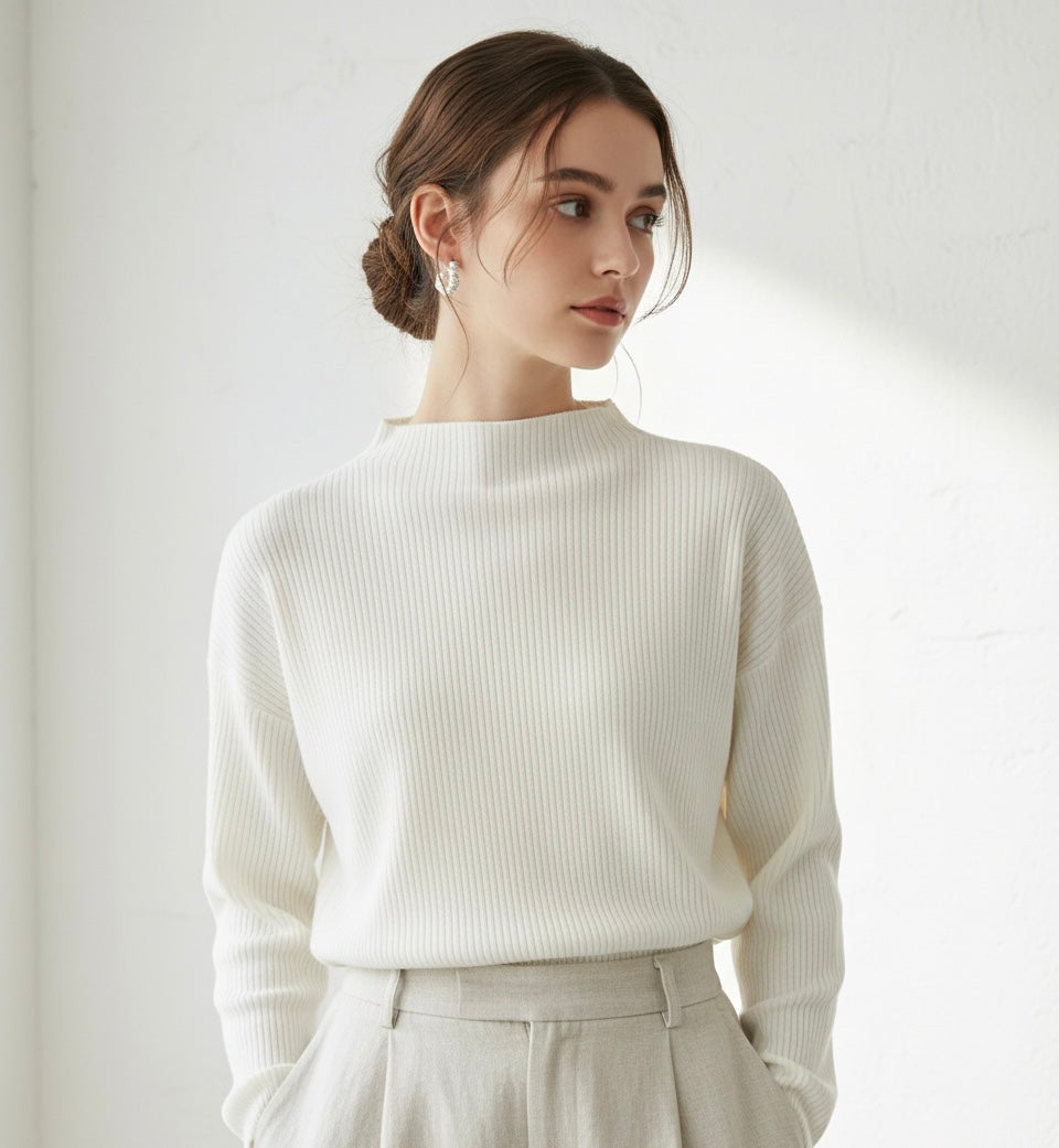 Silver Textured Hoop Earrings